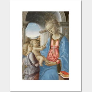 Imitator Of Fra Filippo Lippi - The Virgin And Child With An Angel Posters and Art